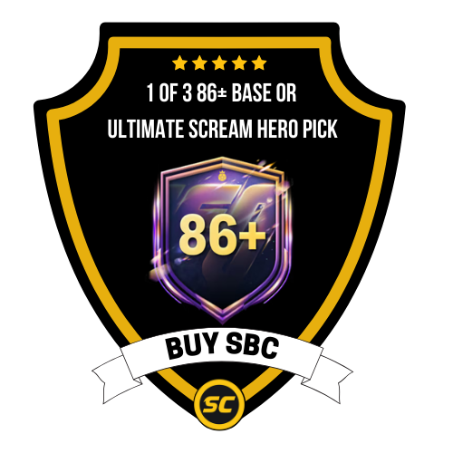 EA FC 26 SBC 1 of 3 86+ Base or Ultimate Scream Hero Pick - PC